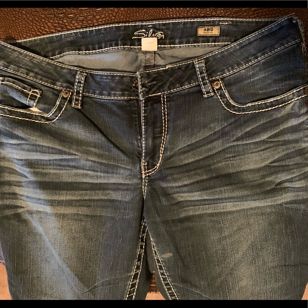 Silver Aiko Jeans